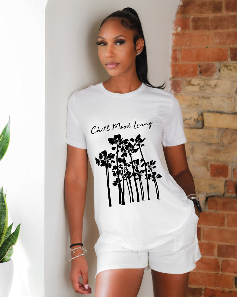 Chill Mood Living Graphic Tee Shirt
